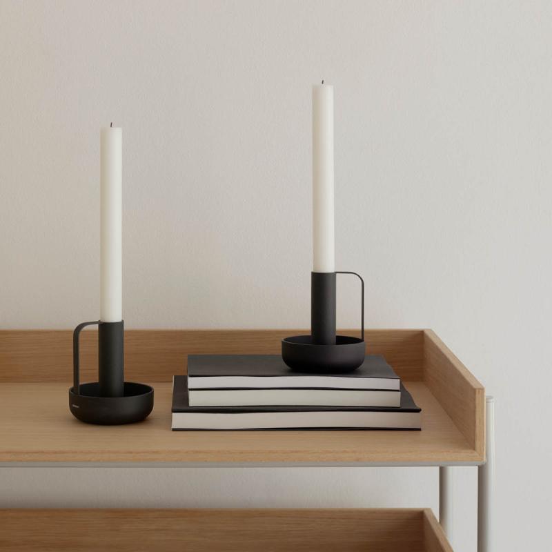 Nordic Ida lysestake 10 cm black