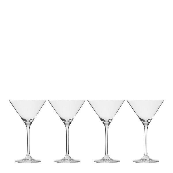 Bar martiniglass 22 cl 4 stk klar