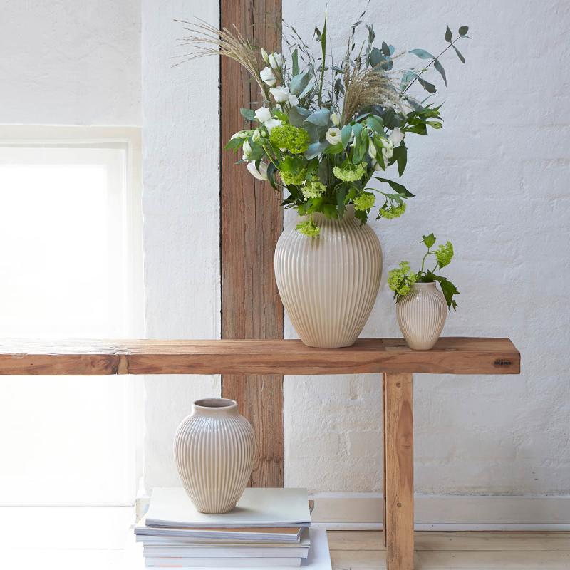 Ripple vase 27 cm sand