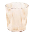 Ribbed Elegance glass Bells 25 cl beige