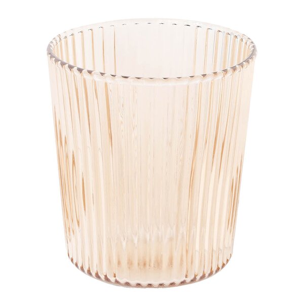 Ribbed Elegance glass Bells 25 cl beige