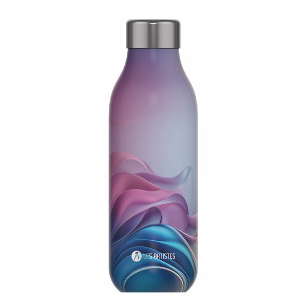 Bottle Up design termoflaske 0,5L mønster lilla