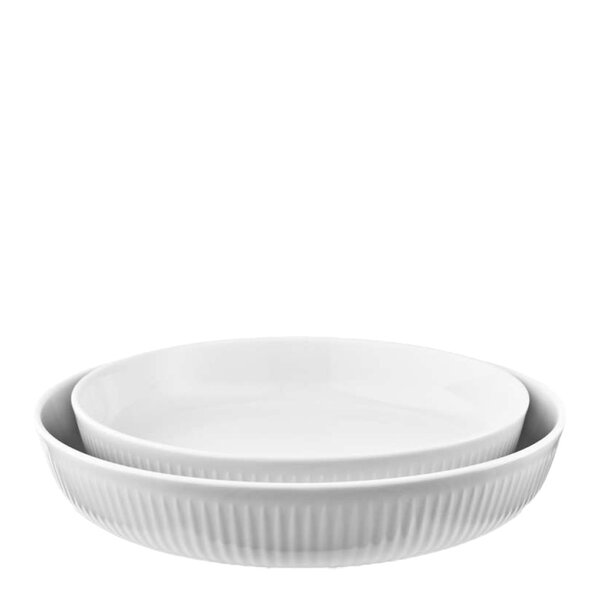 Legio Nova salatskål 2 stk 1,4+2,5L hvit