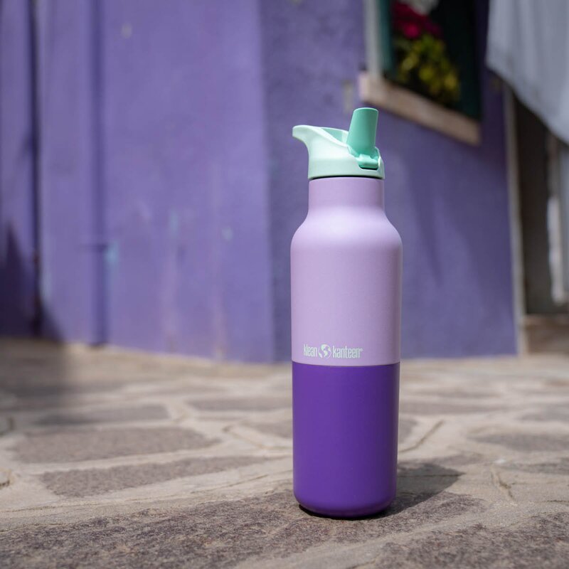 Rise termoflaske 0,47L med sportslokk Orchid Kaleidoscope