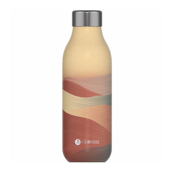 Bottle Up Design termoflaske 0,5L mønster oransje/multi