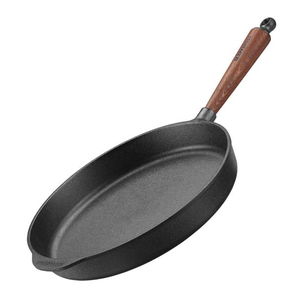 Traditional sautépanne 30 cm med trehåndtak