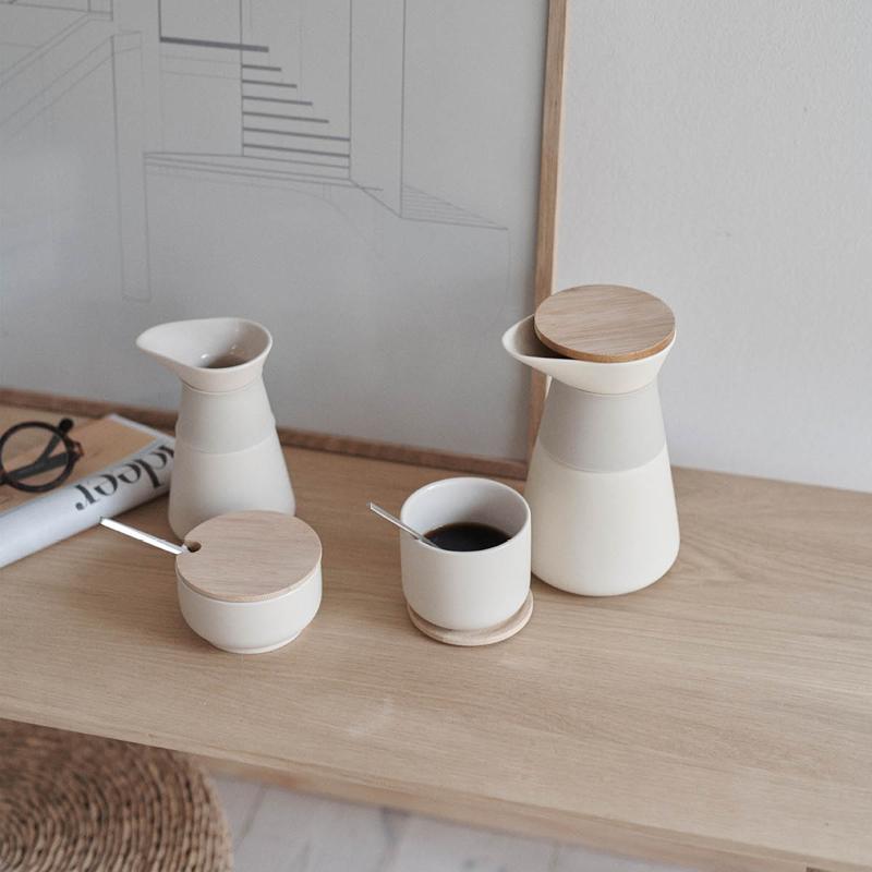 Theo krus m/glassbrikke 20 cl sand