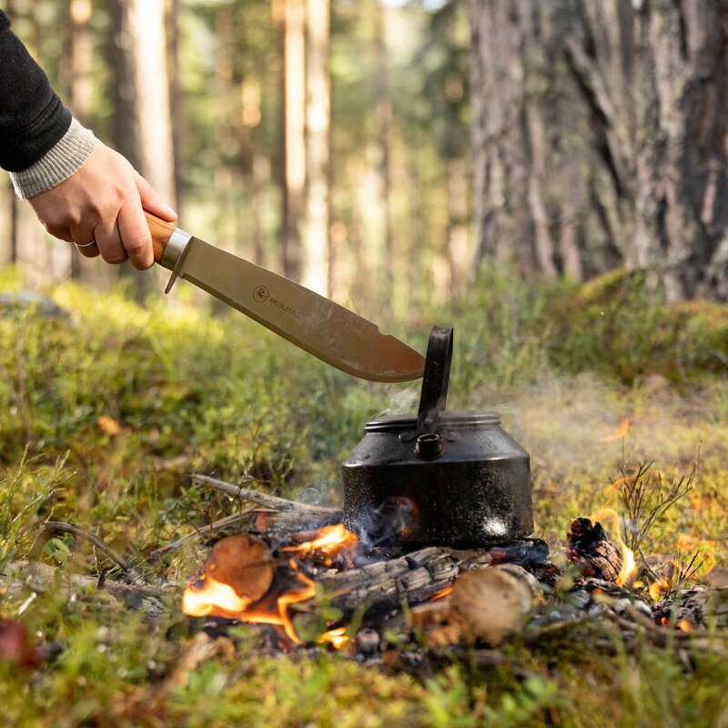Villmarka stor kniv 36 cm oliventre