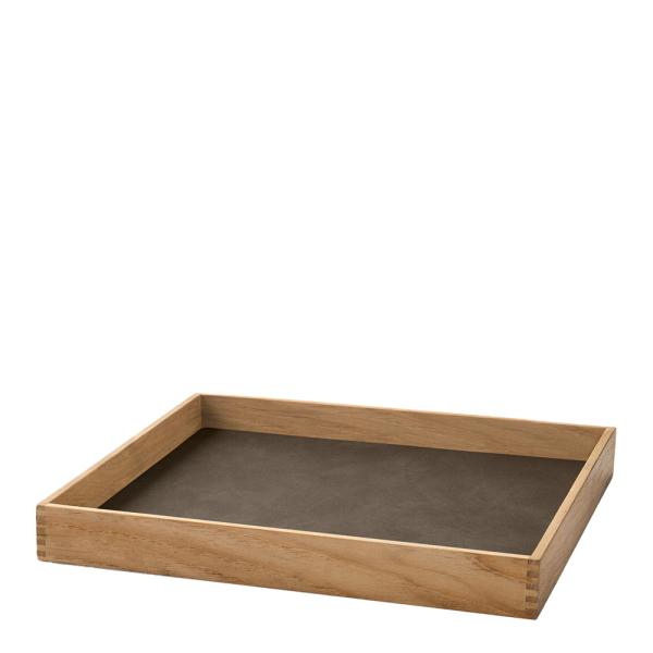 Even teak brett 29,4x29,4 cm nupo kaviar