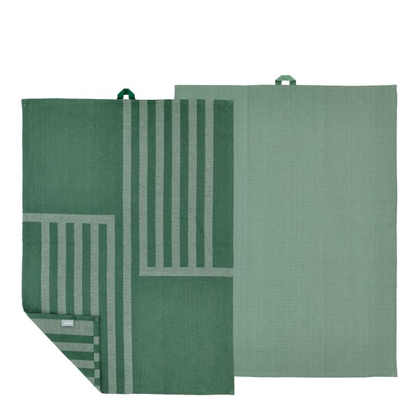 Reflection kjøkkenhåndkle 50x70 cm 2 stk pine green