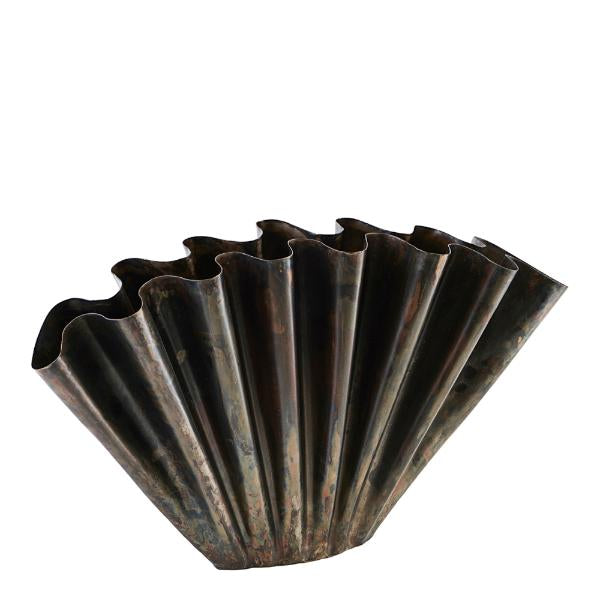 Flood vase 30x53,4 cm antikk brun