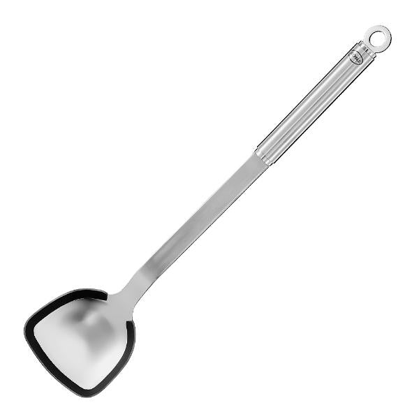 Wokskje/røreskje 38,8 cm stål/svart