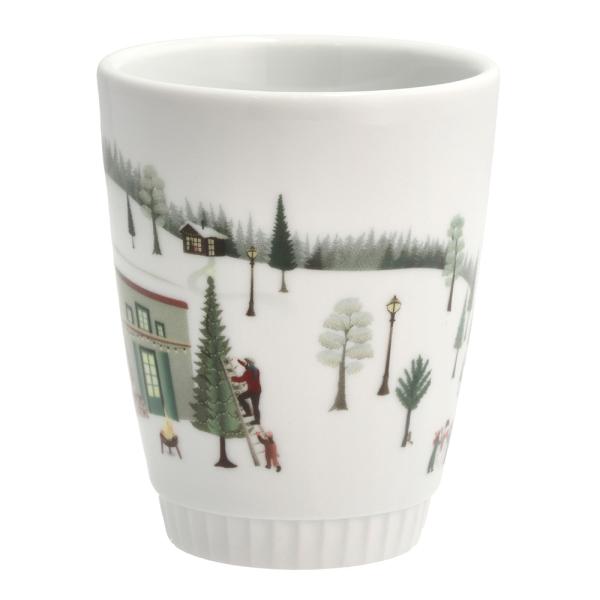 Vinter krus 27 cl Ildfast porselen hvit