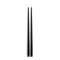 LED shiny dinner 2,2x28 cm 2 stk svart