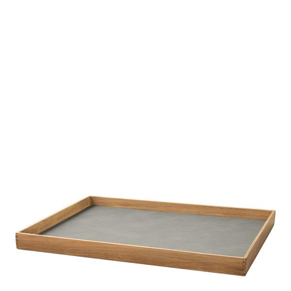 Even teak brett 36,4x46,6 cm nupo lys grå
