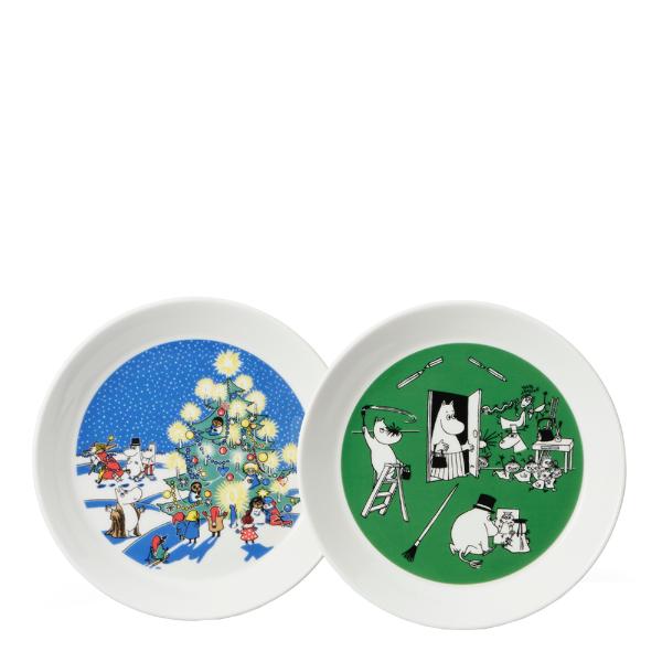 Asjettsett 19 cm tegning og jul