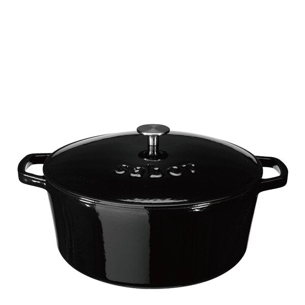 Støpejernsgryte 9,5L svart
