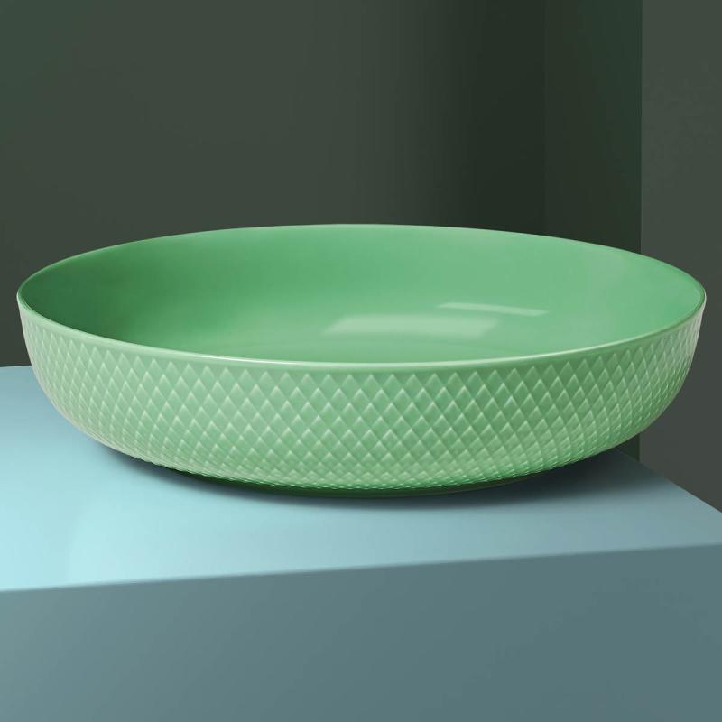 Rhombe Color serveringsskål 28 cm grønn