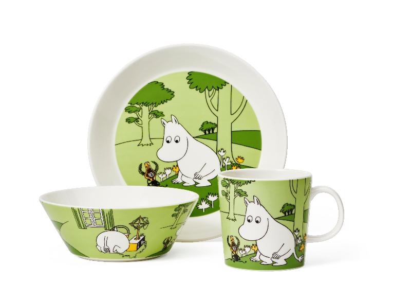 Asjett 19 cm Mummi grønn