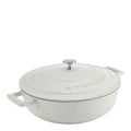 Cast Aluminium lav gryte 4L 29 cm krem