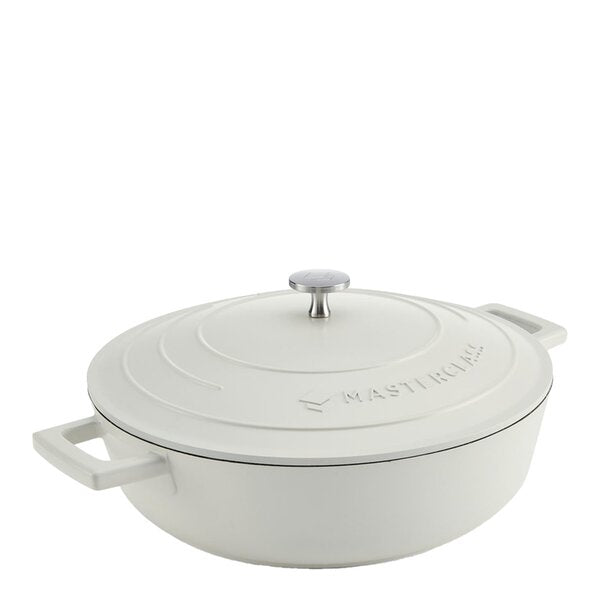 Cast Aluminium lav gryte 4L 29 cm krem