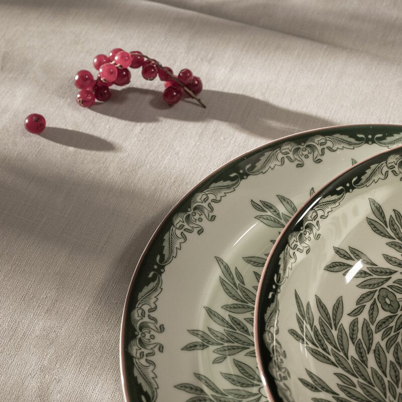Ostindia Floris tallerken 27 cm grønn