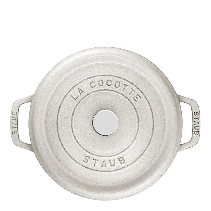 La Cocotte rund gryte 28 cm 6,7L hvit