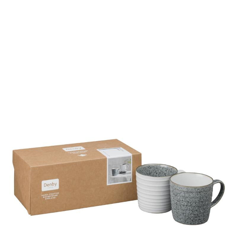 Studio Grey riflet krus 40 cl 2 stk
