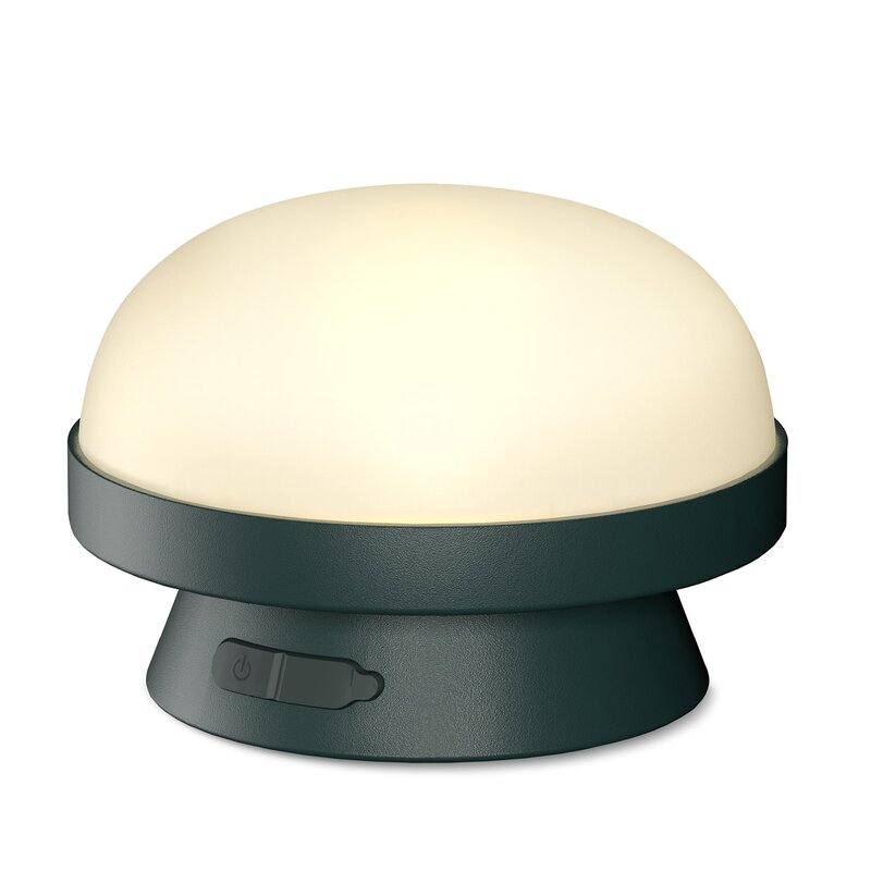 Soft spot solar dots lampe 8,5 cm forest green
