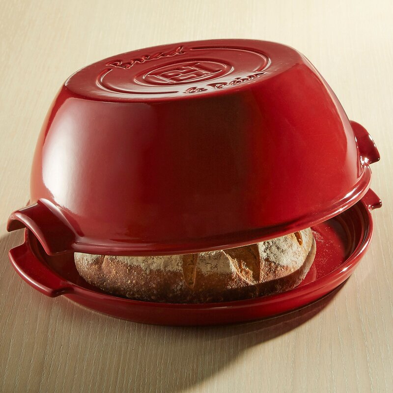 Brødform oval 32,5x29,5 cm 5,2L rød