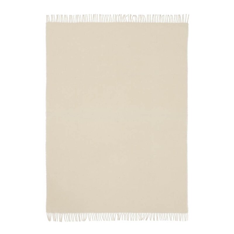 Falketind ullpledd 120x180 cm offwhite