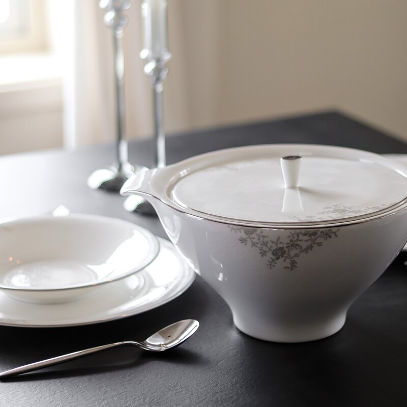 Angelina Platinum terrin lokk 23 cm hvit