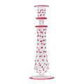 The dots lysestake 26 cm klar/rød