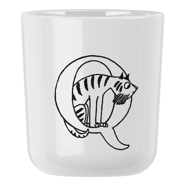 Moomin ABC krus Q 20 cl hvit
