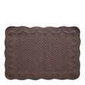 Estrid bordbrikke 50x35 cm brun