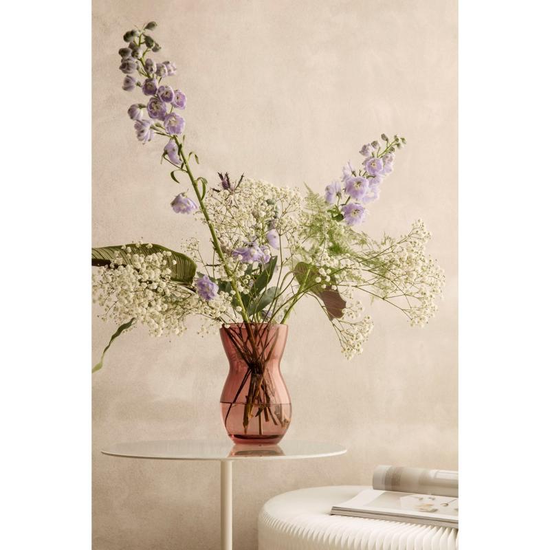Calabas vase 21 cm burgundy