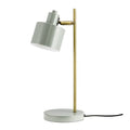 Ocean bordlampe 43 cm olive/messing