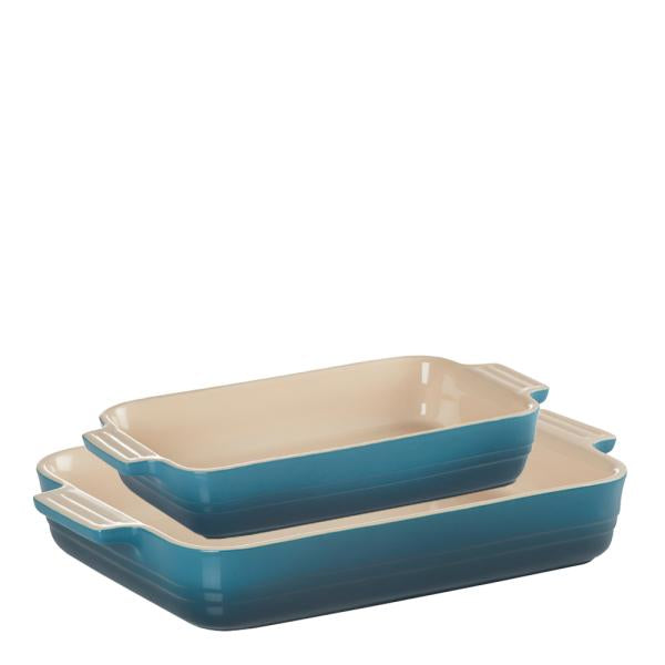 Ildfast formsett stentøy 25+32 cm deep teal
