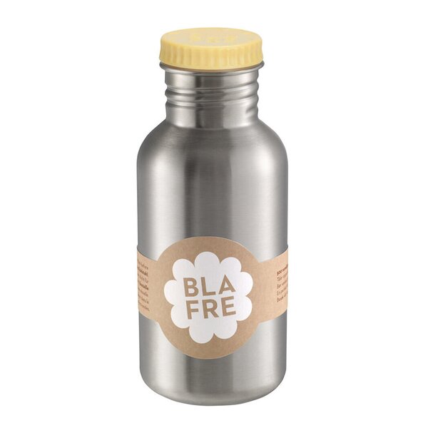 Stålflaske 500 ml lys gul