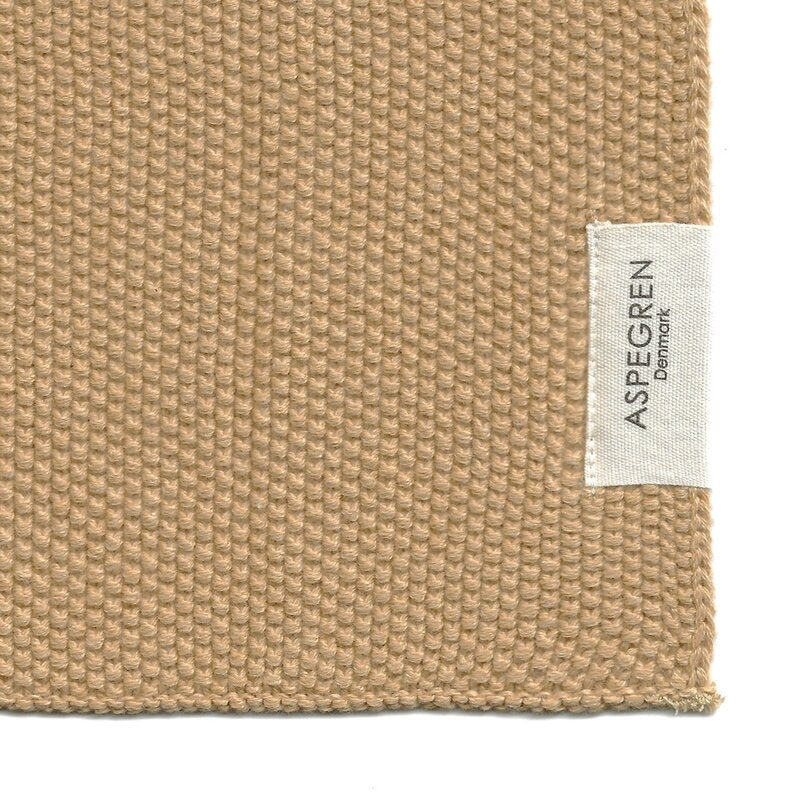 Solid kjøkkenklut strikket 26x26 cm 2 stk golden straw