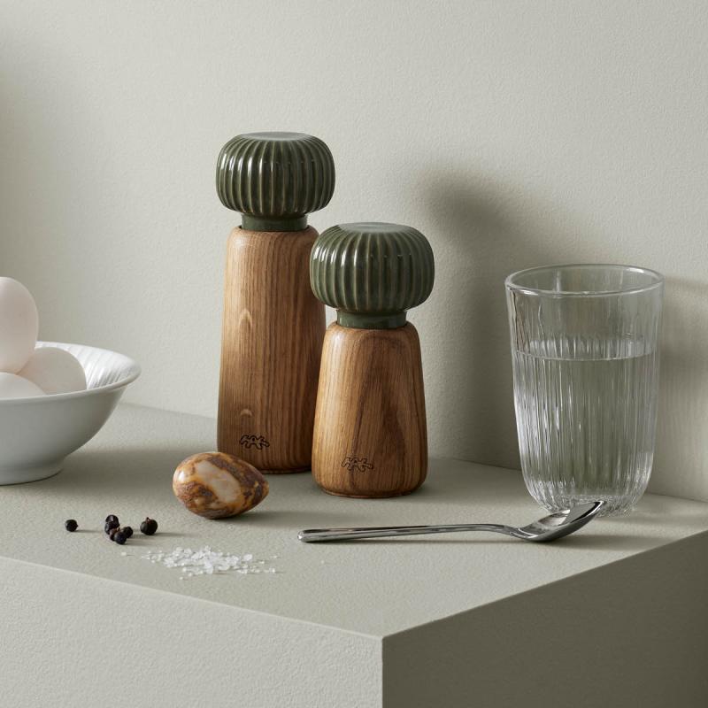 Hammershøi kvern 14 cm mørk grønn