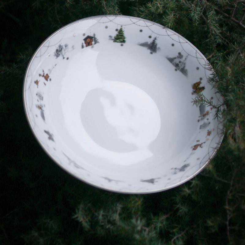 Julemorgen Story dyp tallerken 20 cm