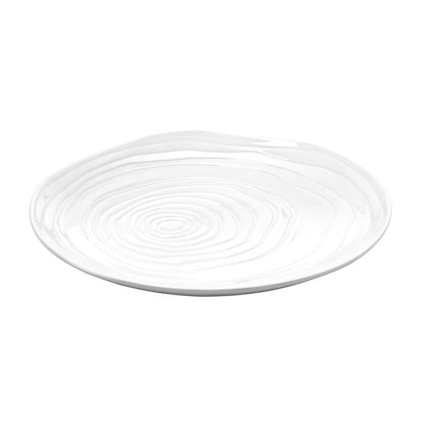 Boulogne tallerken flat 21 cm hvit