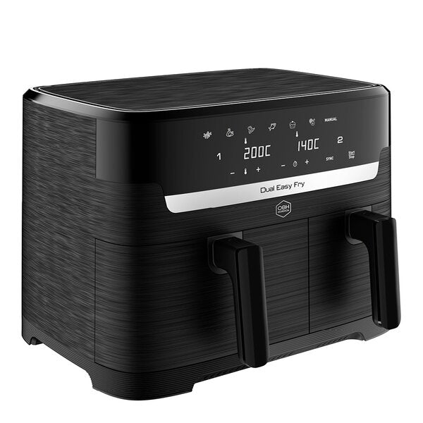 Dual Easy Fry airfryer 3,1L+5L svart