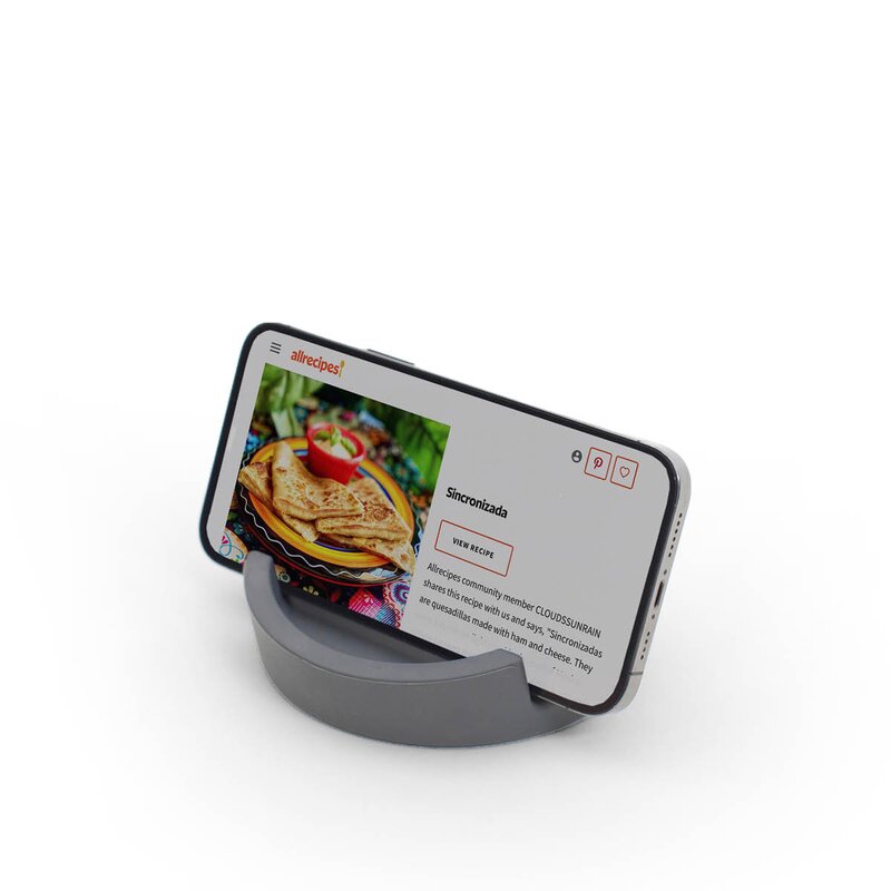 Kokebokstativ til nettbrett/mobil 11,4 cm grafittgrå