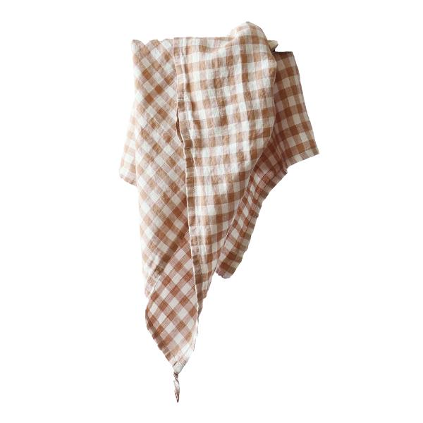 Kjøkkenhåndkle 50x70 cm gingham biscuit
