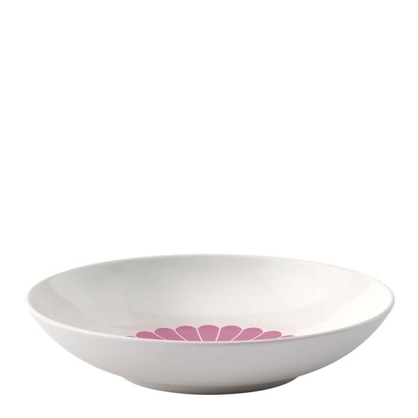 Fleur cassis pastaskål 24 cm 62 cl rosa