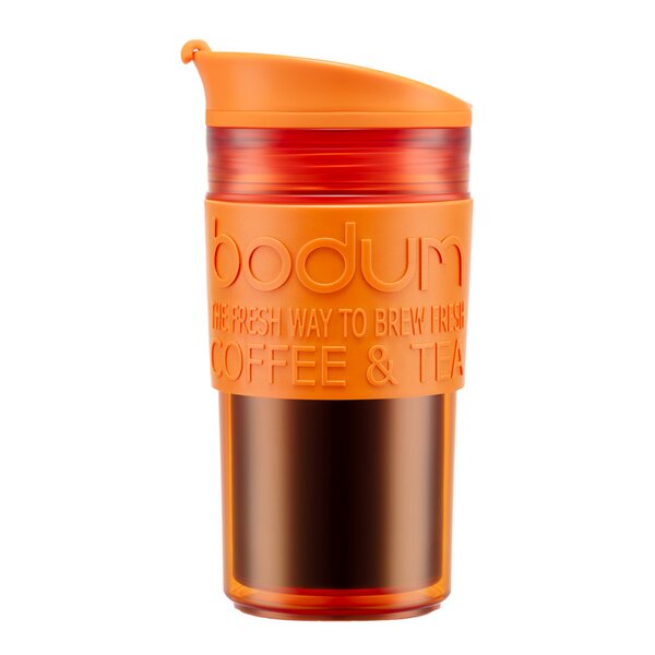 Travel Mug reisekopp 35 cl dobbeltvegg oransje