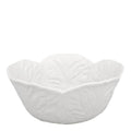 Cabbage skål kålblad 29,5 cm hvit