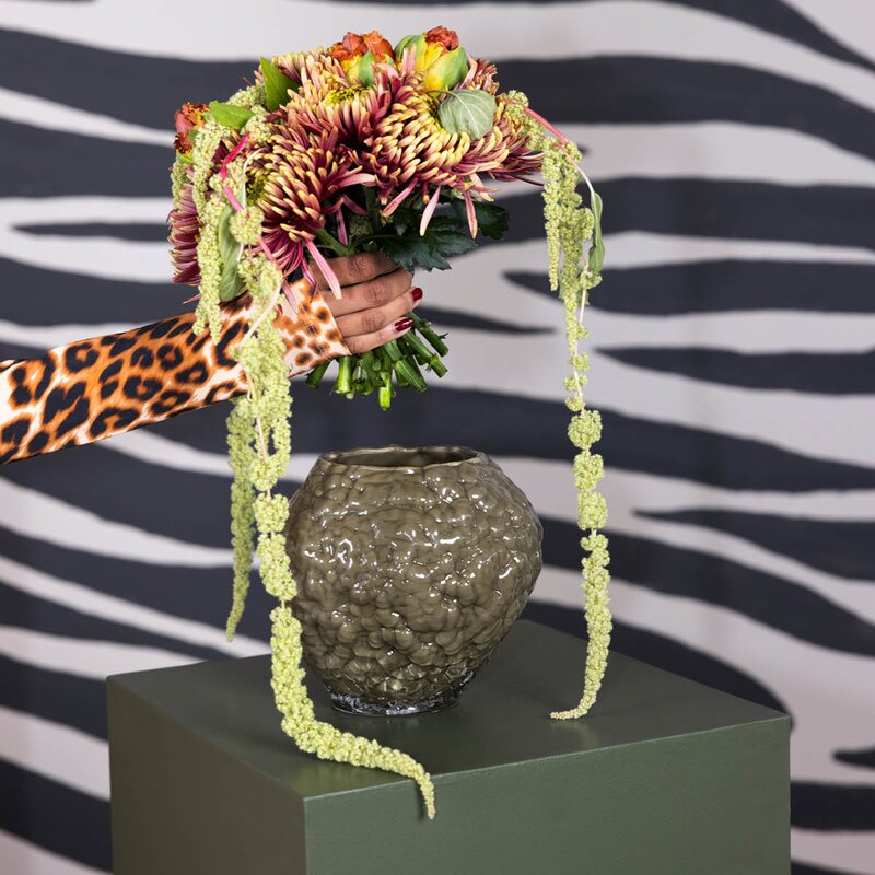 Corallo vase 17,5 cm grønn